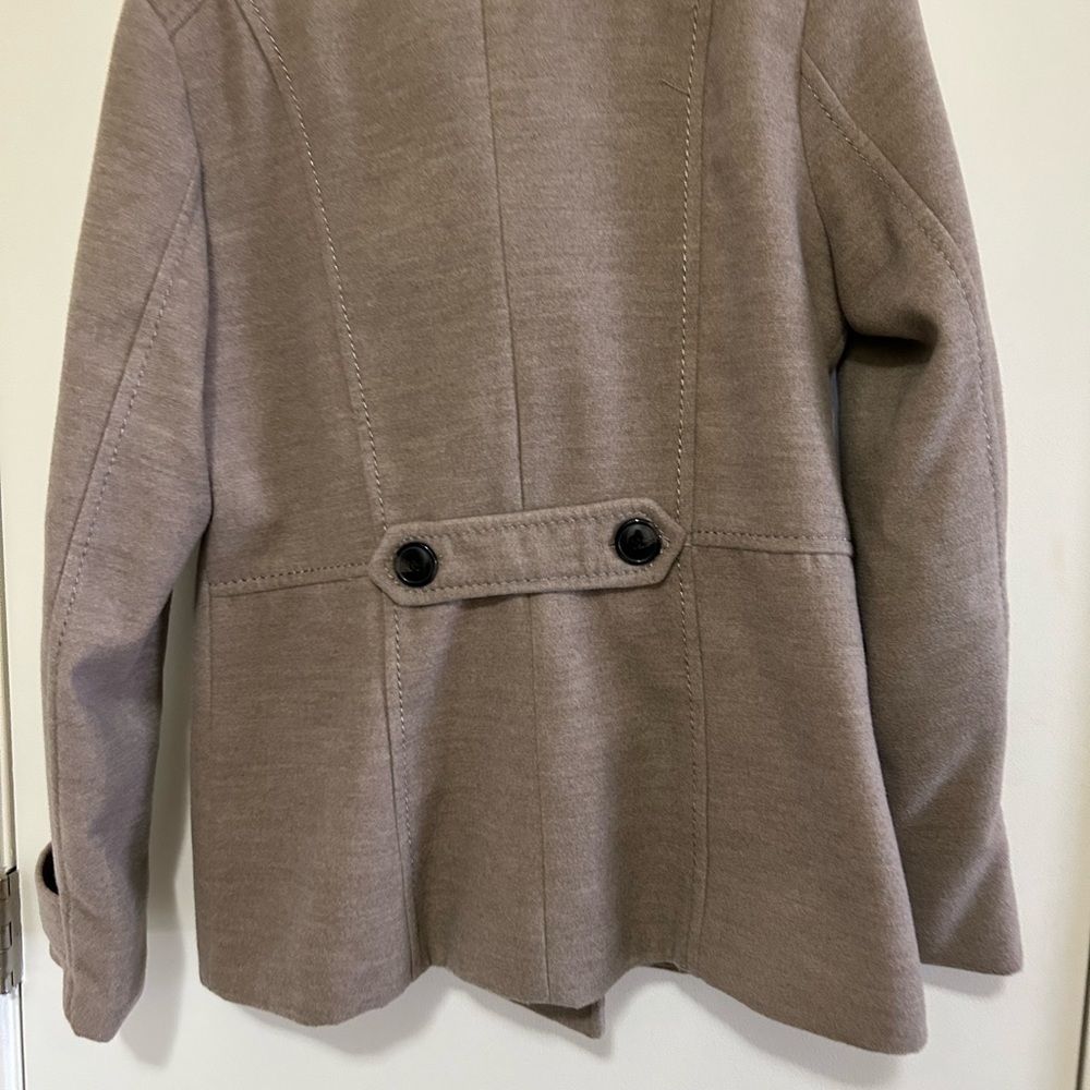 Tan Wool Coat - image 5